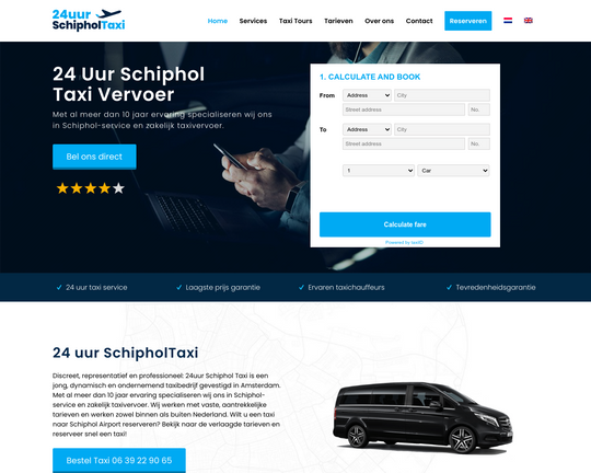24uur Schipholtaxi Logo