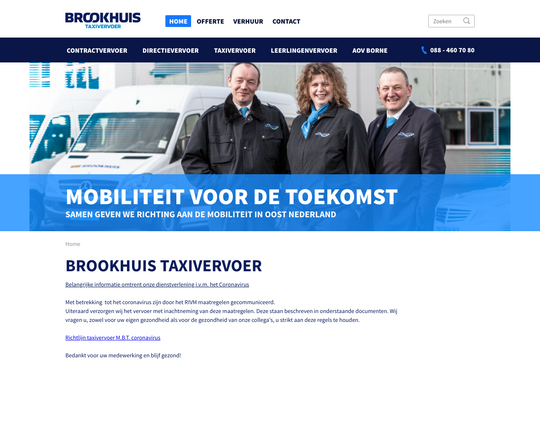 Brookhuis Taxi vervoer Logo