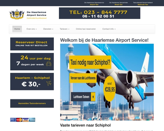 De Haarlemse Airportservice Logo