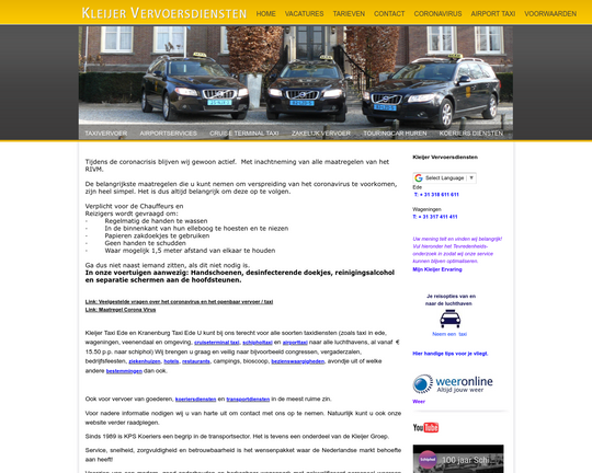 Kleijer Taxi Ede Logo