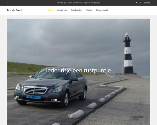 Taxi de Zwart Logo