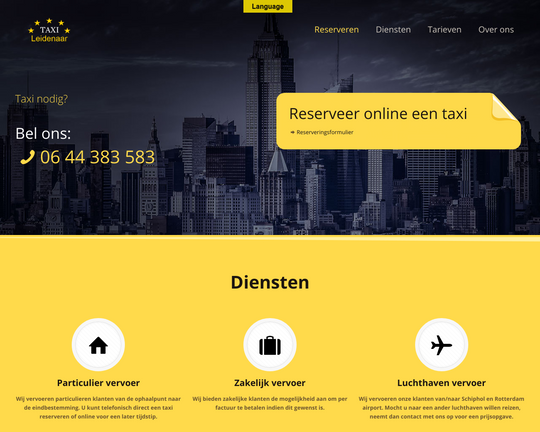 Taxi Leidenaar Logo