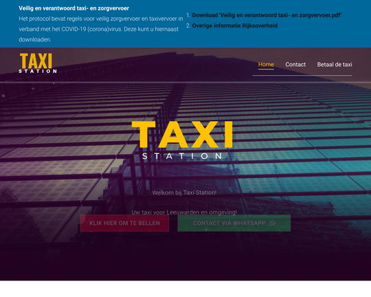 Taxi Station Logo