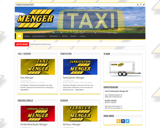 Taxi & Tankstation Menger Logo