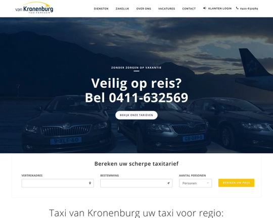 Taxi van Kronenburg Logo