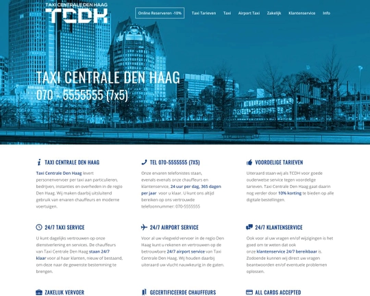Taxicentrale Den Haag Logo