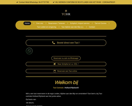 Taxicentrale Holland Rijnland Logo